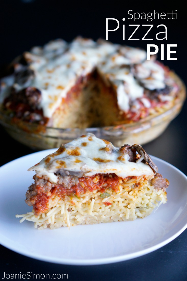 Deep Dish Spaghetti Pizza Pie | Joanie Simon