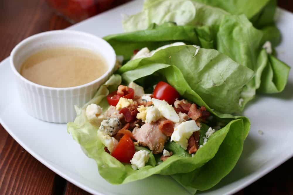 Cobb Salad Lettuce Wraps | Joanie Simon