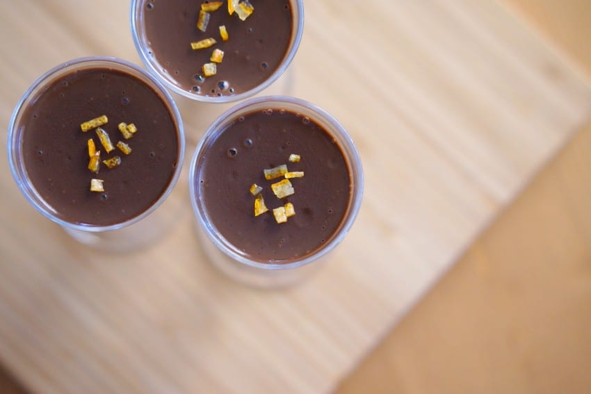 Orange Chocolate Pots de Creme