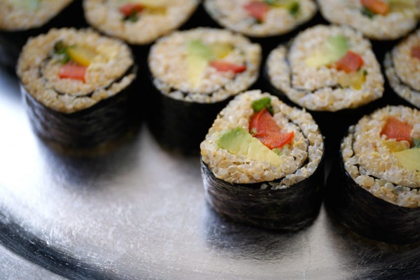 Veggie Quinoa Sushi Rolls