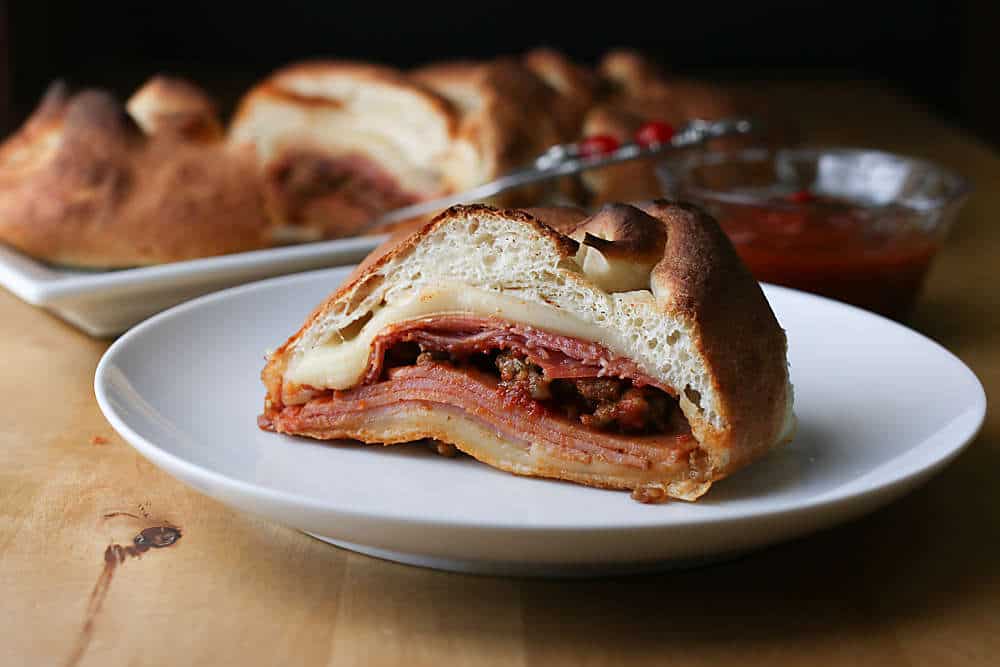 Meat and Cheese Stromboli