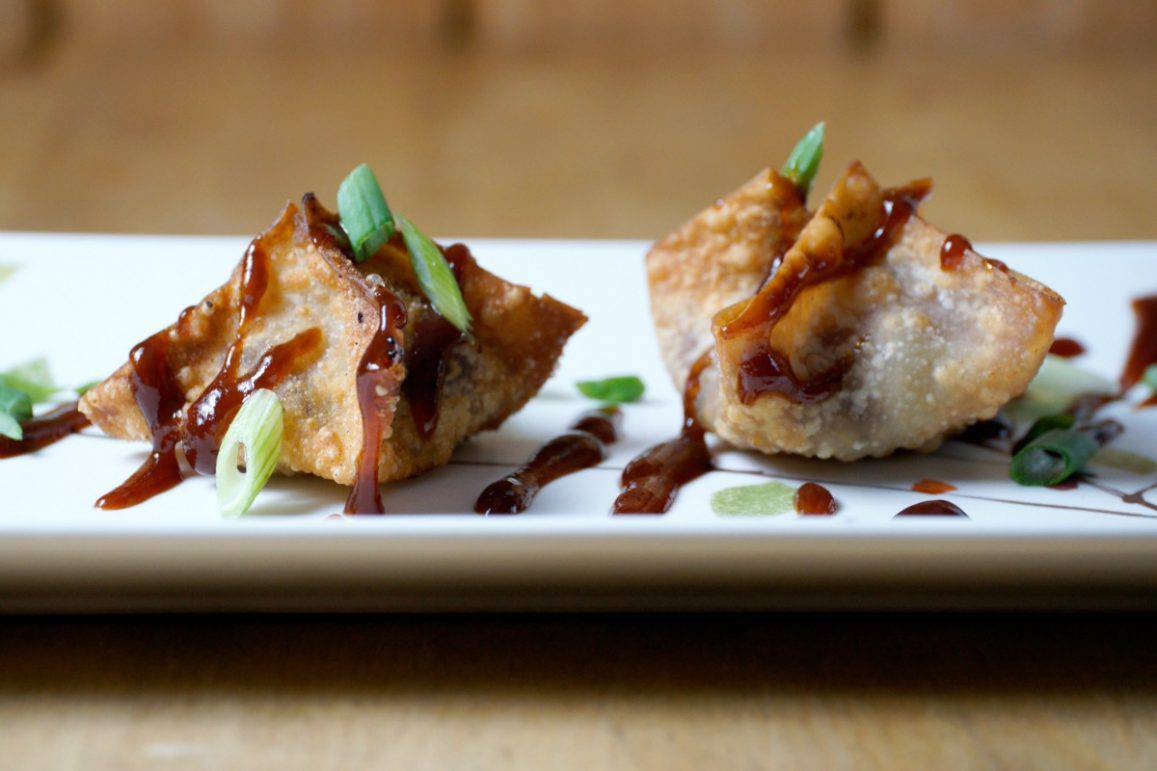 BBQ Beef Blue Wontons - JoanieSimon.com