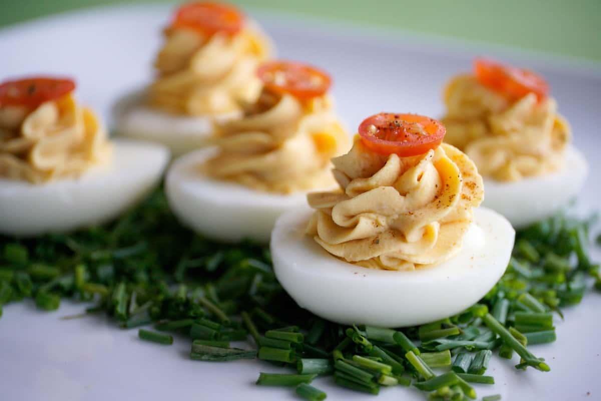 Cowboy Deviled Eggs