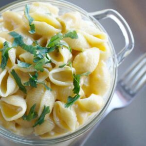 Green Chile Pasta Shells