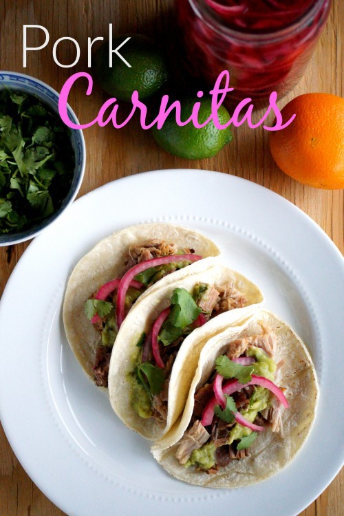 Pork Carnitas - JoanieSimon.com - Melt in your mouth pork carnitas done in a pressure cooker