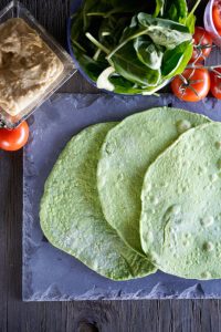 Green Spinach Flour Tortillas