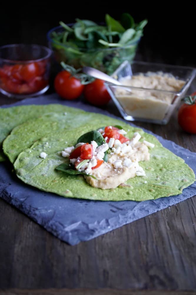 spinach flour tortilla recipe