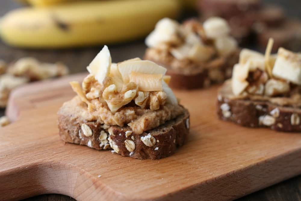 funky monkey banana bruschetta