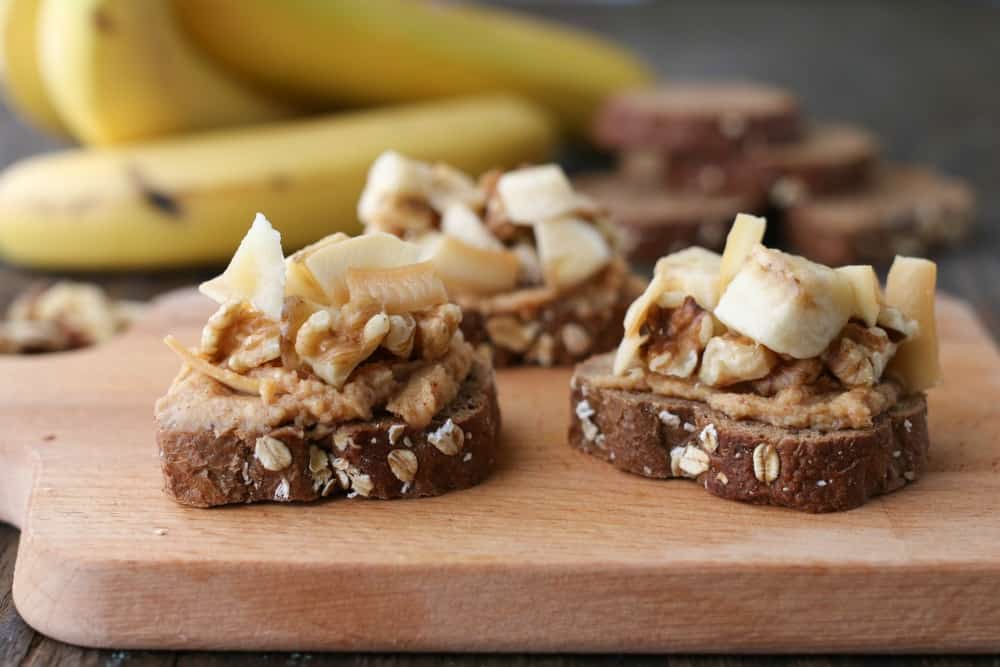 funky monkey banana bruschetta