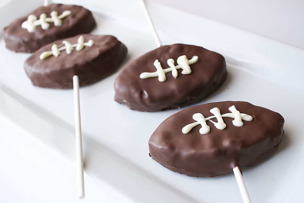 Football Shaped Cake Pops