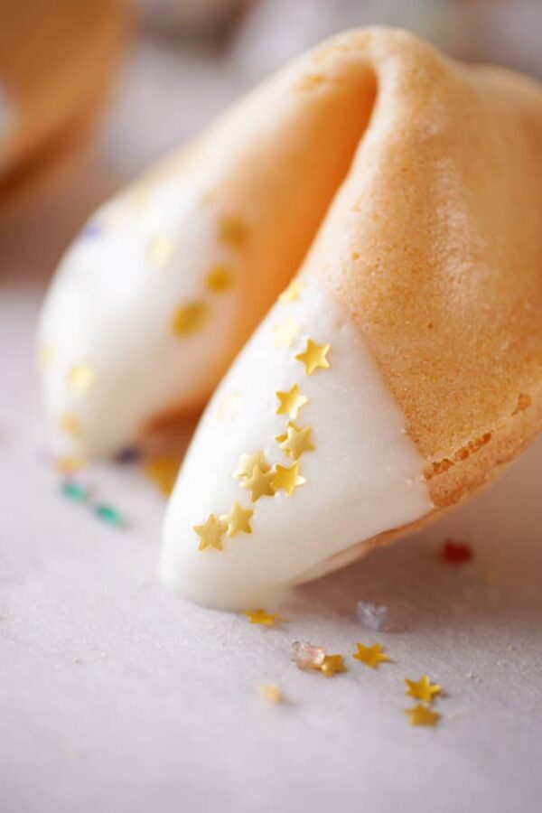 Glitter Dipped Fortune Cookies Joanie Simon