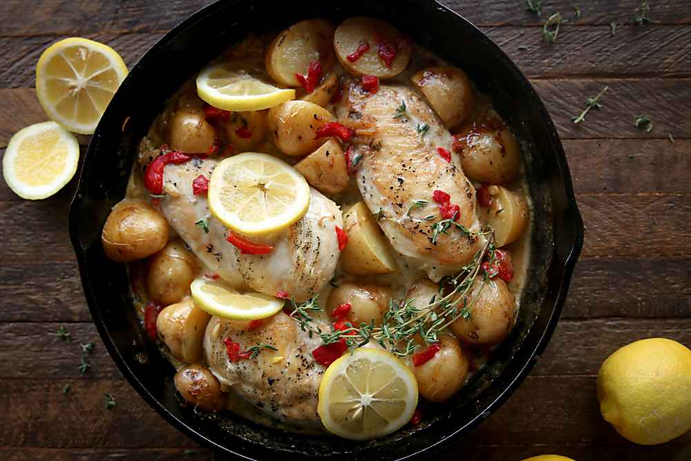 Preserved Lemon Chicken Skillet