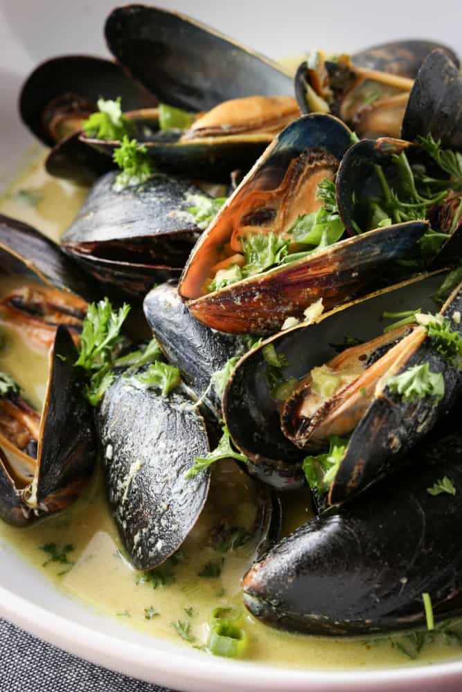 Thai Curry Mussels | Joanie Simon