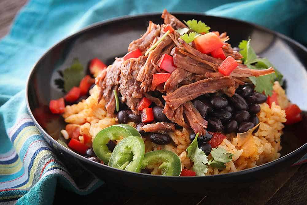 Instant Pot Barbacoa Burrito Bowls