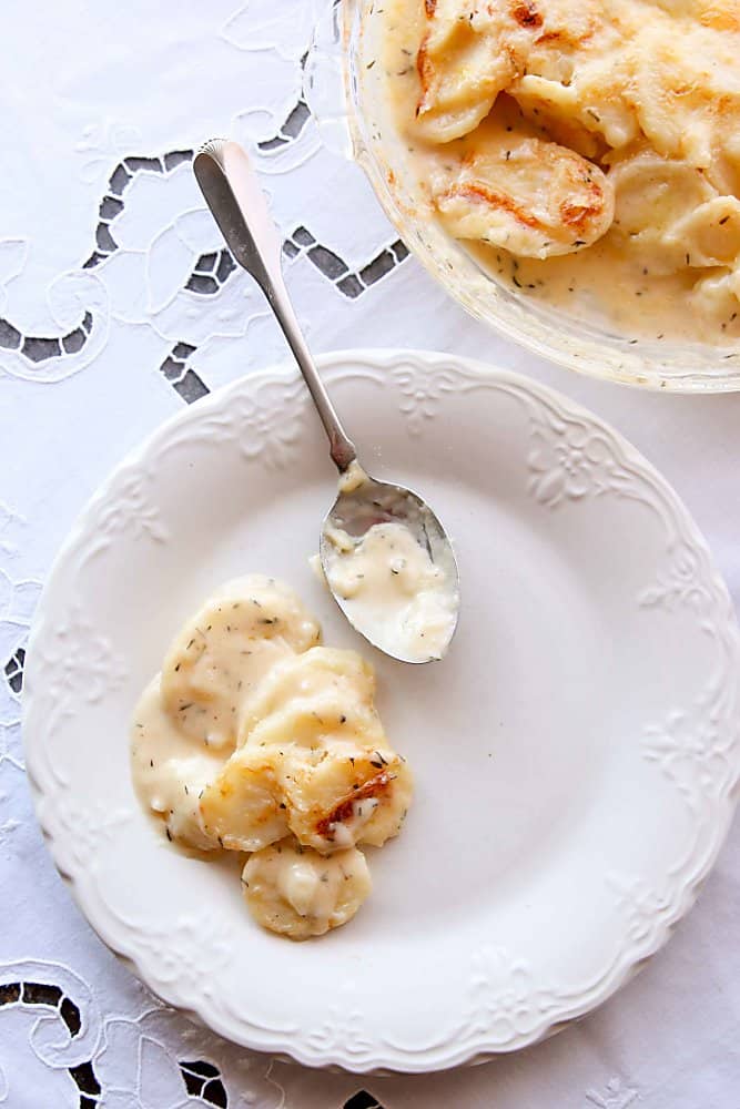 Instant Pot Scalloped Potatoes - Flavor Mosaic