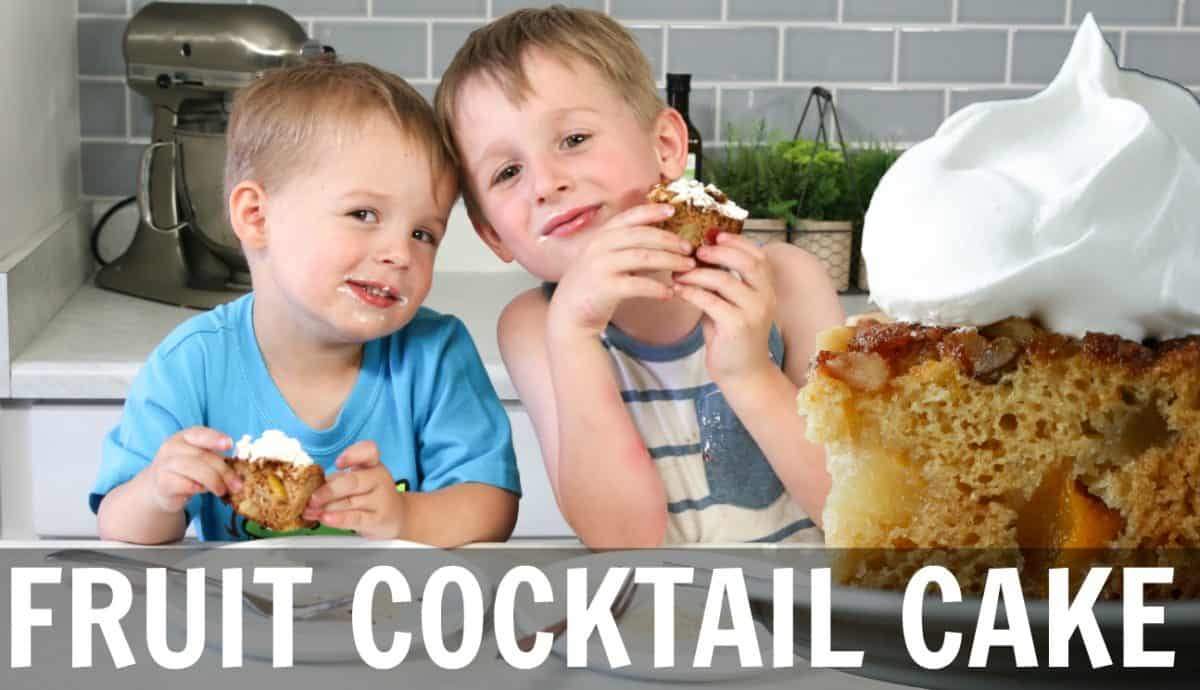 Joanie's Fruit Cocktail Cake