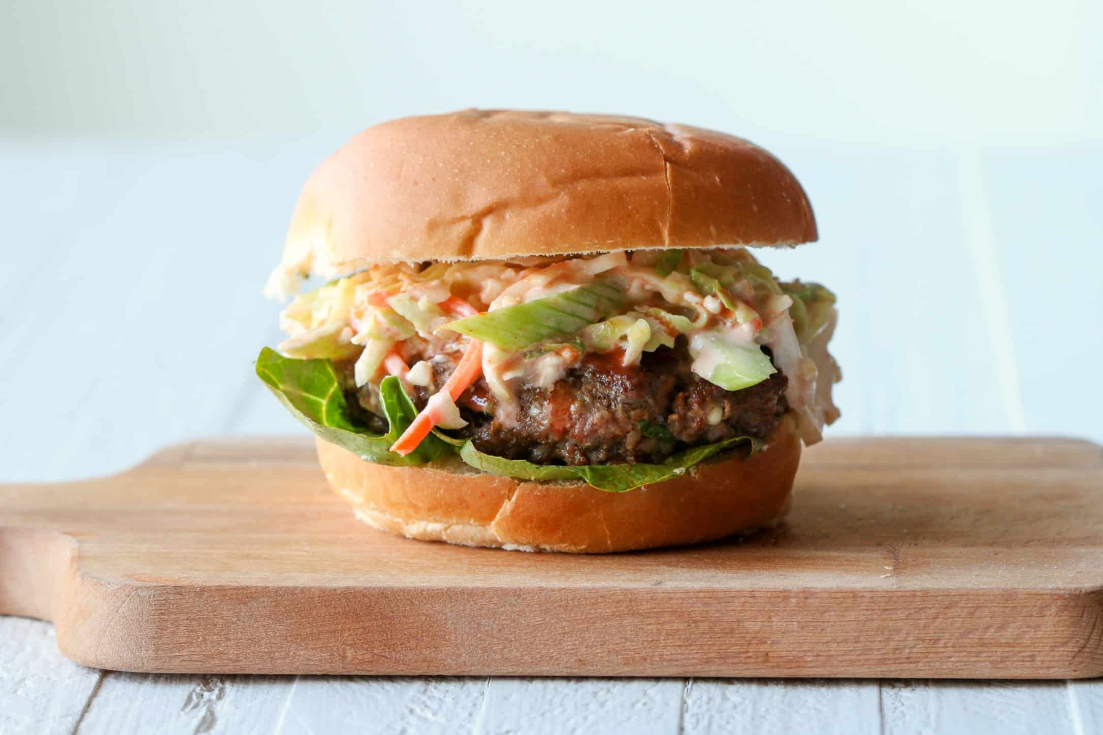 Buffalo Style Burger with Blue Cheese