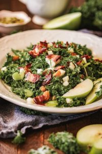 Kale Salad with Parmesan Vinaigrette - Joanie Simon