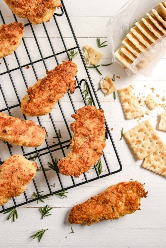 Crispy Oven Fried Chicken Fingers | Joanie Simon