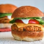 Pumpkin Veggie Burger