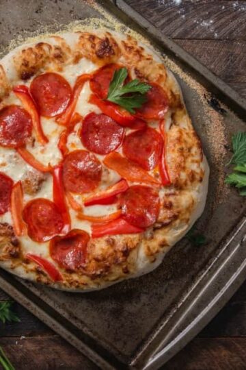 homemade frozen pizza