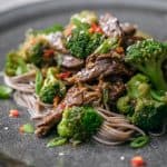 Instant Pot Beef with Broccoli and Soba