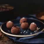 dark chocolate truffles