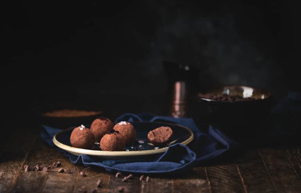 sugar free dark chocolate truffles
