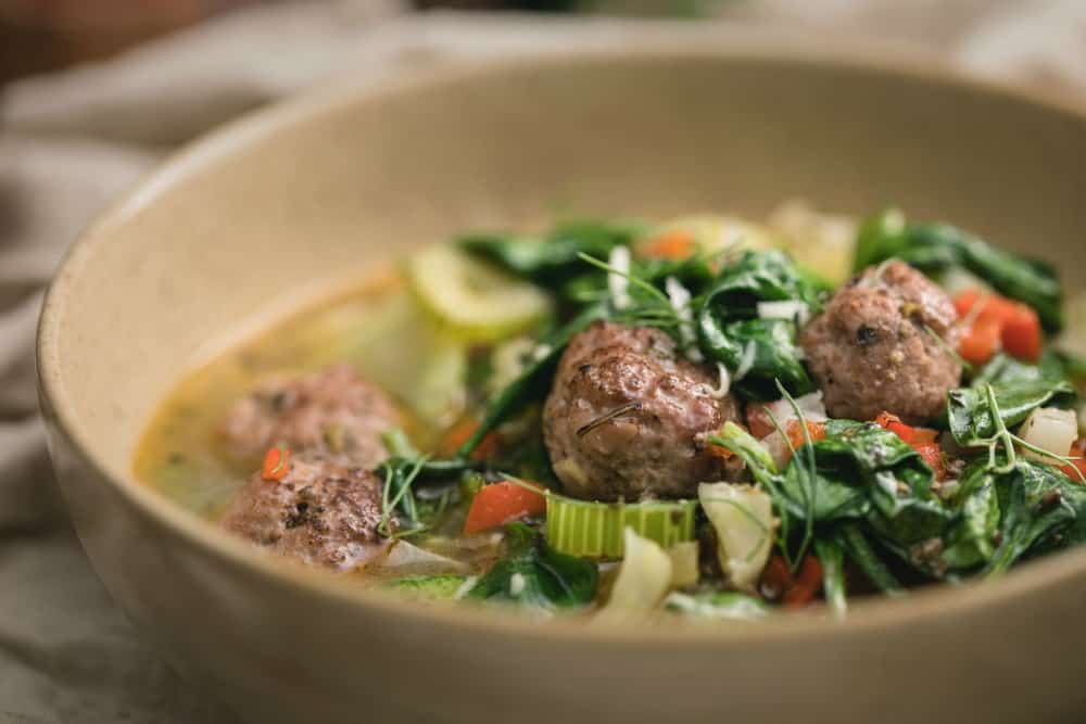 Easy Italian Wedding Soup Recipe  low carb wedding soup version too!