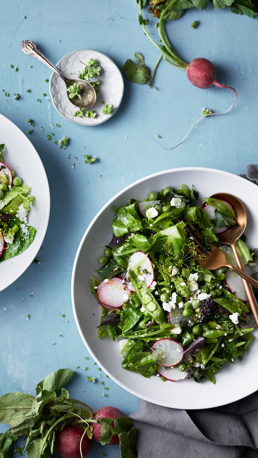 Spring Salad with Sugar Snap Peas and Beets