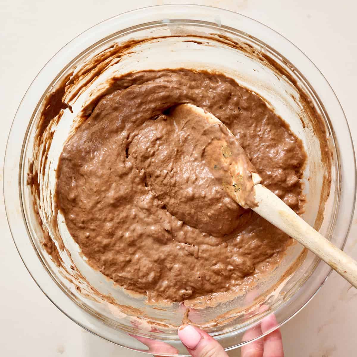 batter mixed and ready to put onto the griddle