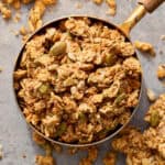 cup of sourdough discard granola