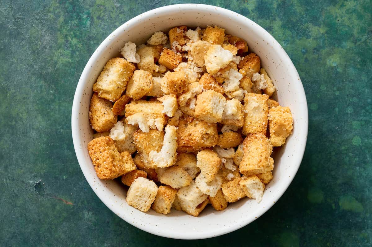 crushed croutons